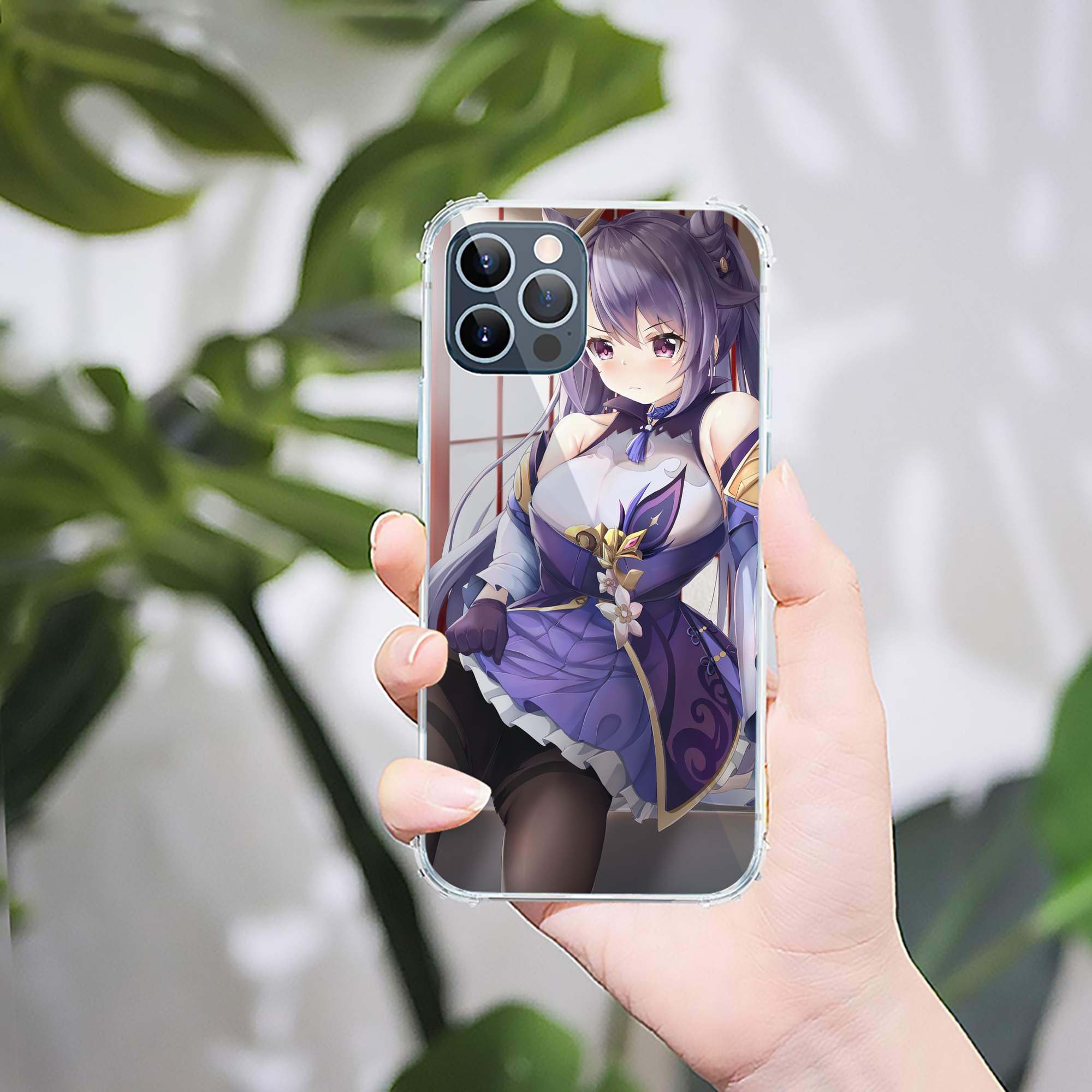 げんし神 genshin 【iPhone 12シリーズ対応】透明スマホケース（クリアソフトケース）
